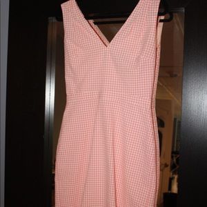 Pink gingham dress